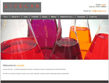 Tablet Screenshot of livelab.co.uk